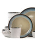 Фото #10 товара Modern Dot 16 Piece Luxurious Stoneware Dinnerware Set
