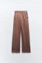 Washed interlock trousers