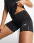 Фото #2 товара New Balance Impact Run fitted shorts in black