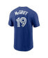 ფოტო #4 პროდუქტის Men's Fred McGriff Royal Toronto Blue Jays Name and Number T-shirt