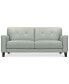 Фото #3 товара Ashlinn 81" Tufted Pastel Leather Sofa, Created for Macy's