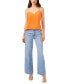 ფოტო #3 პროდუქტის Women's Spaghetti Strap Chiffon-Trim Camisole