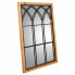 Wall mirror Alexandra House Living Black Metal Fir wood 2 x 90 x 60 cm