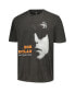 Men's Black Distressed Bob Dylan 50 Years Washed Graphic T-shirt