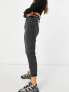 Topshop Original high rise Mom jeans in washed black