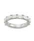 Moissanite Emerald Cut Wedding Band (2 3/4 ct. t.w. Diamond Equivalent) in Sterling Silver