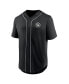 Фото #3 товара Men's Black Chicago Fire Third Period Fashion Baseball Button-Up Jersey