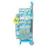 Школьный рюкзак 3D с колесиками Spongebob Stay positive Синий Белый 26 x 34 x 11 cm