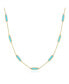 Фото #1 товара The Lovery turquoise Bar Chain Necklace