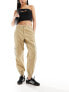 Фото #1 товара River Island cuffed cargo trouser in beige