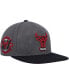 ფოტო #1 პროდუქტის Men's Gray Chicago Bulls Hardwood Classics Born & Bred Fitted Hat