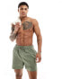 River Island swim trunks in khaki