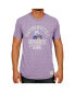 Фото #2 товара Men's Heather Purple Washington Huskies Vintage-Like Tri-Blend T-shirt