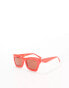 & Other Stories cat eye sunglasses in red