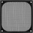 InLine Fan grid aluminum filter - black - 120x120mm