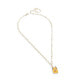 Фото #2 товара Yellow Los Angeles Lakers Jersey Necklace