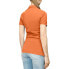 Page & Tuttle Solid Jersey Short Sleeve Polo Shirt Womens Orange Casual P39919-O