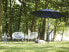 Фото #2 товара Beliani Parasol ogrodowy 270 cm granatowy VARESE (85651)