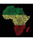 ფოტო #2 პროდუქტის Men's Word Art - Countries in Africa T-Shirt