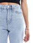 Фото #10 товара Vero Moda Tessa high rise mom jeans in light blue denim