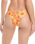 Фото #2 товара Vix Lowana Mustard Giulia Brazilian String Bottom Women's