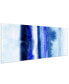 Фото #7 товара 'Shorebreak Abstract B' Frameless Free Floating Tempered Glass Panel Graphic Wall Art - 63" x 24''