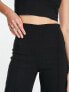 Фото #4 товара Vesper Tall wide leg trouser contrast in black