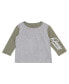 ფოტო #3 პროდუქტის Baby Boys Embroidered Shirt and Denim Overall, 2 Piece Set