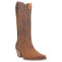 Фото #4 товара Dingo Talkin' Rodeo Studded Snip Toe Cowboy Womens Brown Casual Boots DI585-200