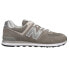 Фото #1 товара New Balance 574 Lace Up Mens Grey Sneakers Casual Shoes ML574EVG