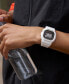 Фото #5 товара Men's Digital White Resin Strap Watch 45mm, DWH5600-7