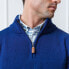 ფოტო #2 პროდუქტის Men's Half Zip Pullover Sweater in Organic Cotton