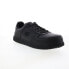 Фото #4 товара Skechers Vibsie-Kennit 200165 Mens Black Leather Lace Up Athletic Work Shoes