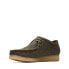 [26169733] MENS CLARKS WALLABEE - OLIVE COMBI