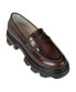 Фото #1 товара Peny Brown Patent Women Leather Loafer By URBN KICKS