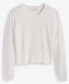 Women's Solid Crewneck Cardigan, Created for Macy's