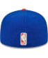 Голубая мужская бейсболка New Era New York Knicks Gold Pop Stars 59FIFTY Blue, Orange, 7 1/8 - фото #4