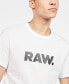 Фото #4 товара Men's Holorn RAW Graphic Logo Crewneck T-Shirt
