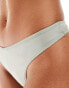 Фото #3 товара Monki mix and match super soft thong in soft green