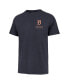 Фото #2 товара Men's Navy Distressed Detroit Tigers Hang Back Franklin T-shirt