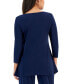 Фото #2 товара Petites 3/4-Sleeve Top, Created for Macy's