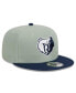 Фото #2 товара Men's Sage, Navy Memphis Grizzlies Two-Tone Color Pack 9FIFTY Snapback Hat