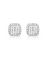 ფოტო #2 პროდუქტის Diamond Frame Quad Stud (1 ct. t.w.) in 14k White Gold