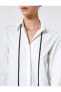 Oversize Gömlek Yaka Detaylı Düğmeli Uzun Kollu Pamuklu
