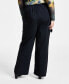 Фото #2 товара Trendy Plus Size Belted Cargo Pants, Created for Macy's