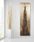 Фото #3 товара Stratified Metallic Handed Painted Rugged Wooden Wall Art, 72" x 22" x 2.8"