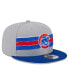Фото #2 товара Men's Gray, Royal Chicago Cubs Band 9FIFTY Snapback Hat