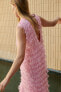 Фото #4 товара Платье миди с бахромой ZARA