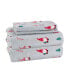 Printed 100% Brushed Cotton Flannel 4-Pc.Sheet Set, Full