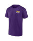 Men's Purple LSU Tigers Staycation T-shirt